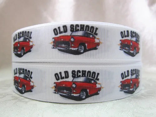 

wm 10 yards lot 7/8inch 22mm 14403019 car design printed grosgrain ribbon