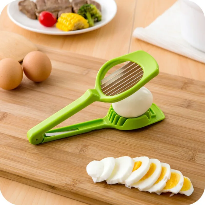 

Kitchen Accessories Hand Holder Egg Slicer Section Cutter Mushroom Tomato Cutter Multifunction Cooking Tools Cozinha Gadgets