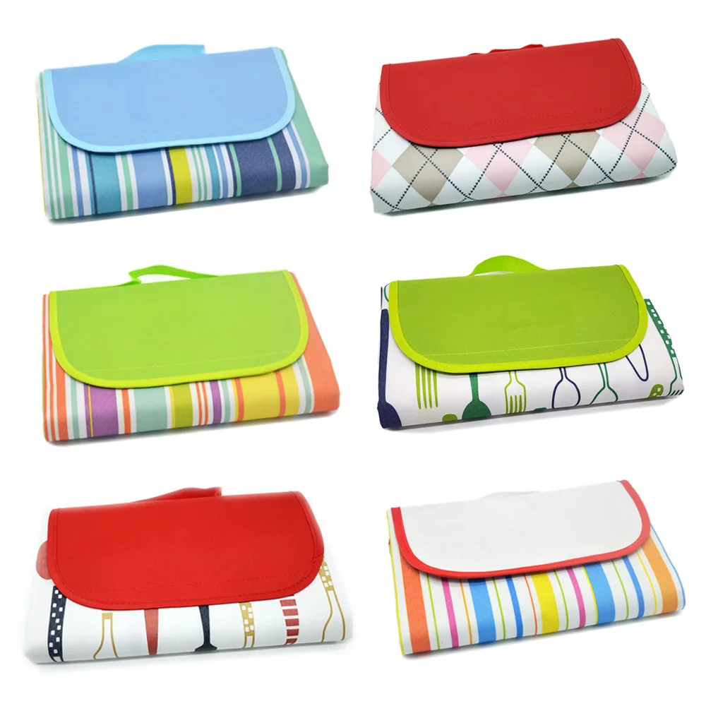 VILEAD 200*145 سنتيمتر التخييم حصيرة الزاحف مقاوم للرطوبة وسادة لطي مع 600D أكسفورد للتخييم التنزه خيمة للشاطئ طفل الزحف