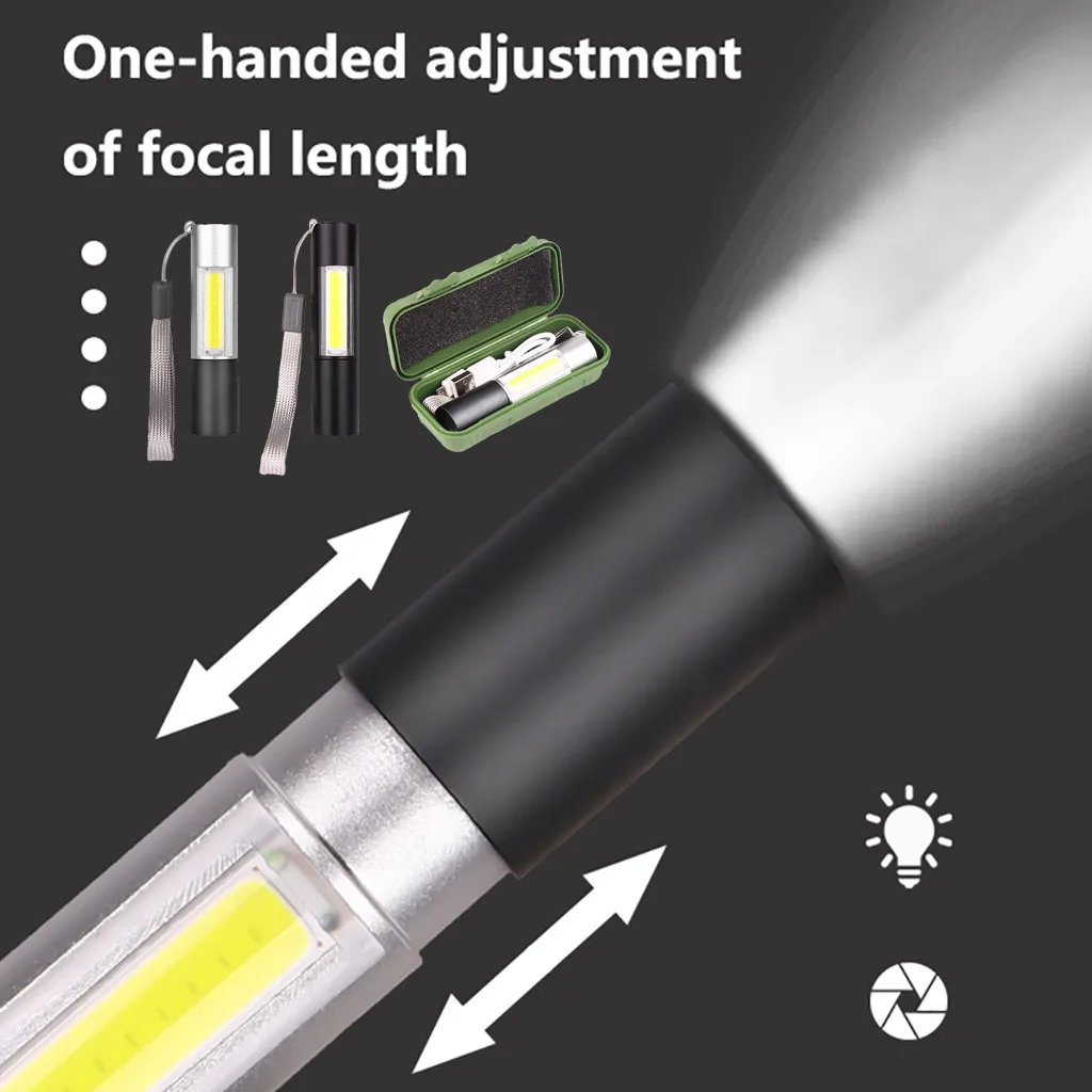COB светильник-вспышка, светильник с зумом, светильник-вспышка, портативный мини-светильник-вспышка, жесткий светильник, мощный фонарь, масштабируемый светильник-вспышка для улицы