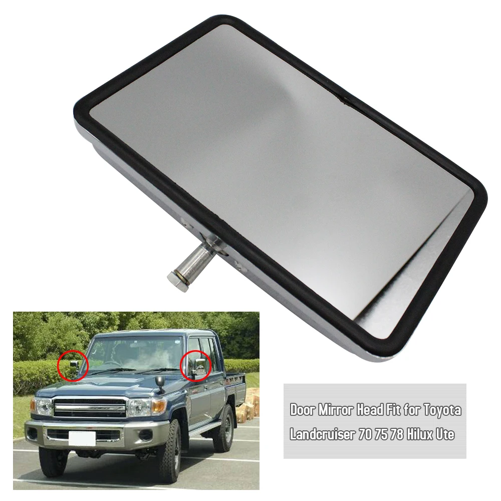 

Door Mirror Head Rearview Mirror Shell Housing Mirror Cover Side Mirror Shell Fit for Toyota Landcruiser 70 75 78 Hilux Ute