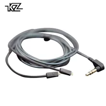 KZ ZS3 Cable DIY Repair Replacement Earphone Cable 2 pin 0.75 mm Upgraded Headphone Cables Lossless Sound Quality Earphone Cable