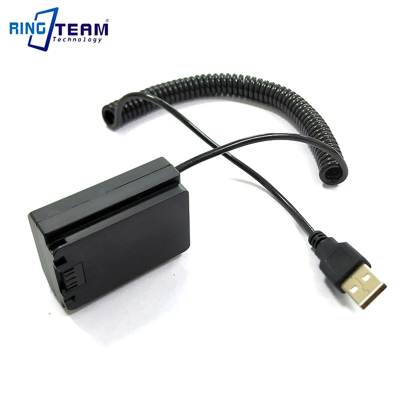 NPFZ100 NP FZ100 USB Спиральный кабель адаптер DC муфта для камеры Sony ILCE 9/ILCE9/a9/ILCE 7RM3/ILCE7RM3/a7RM3