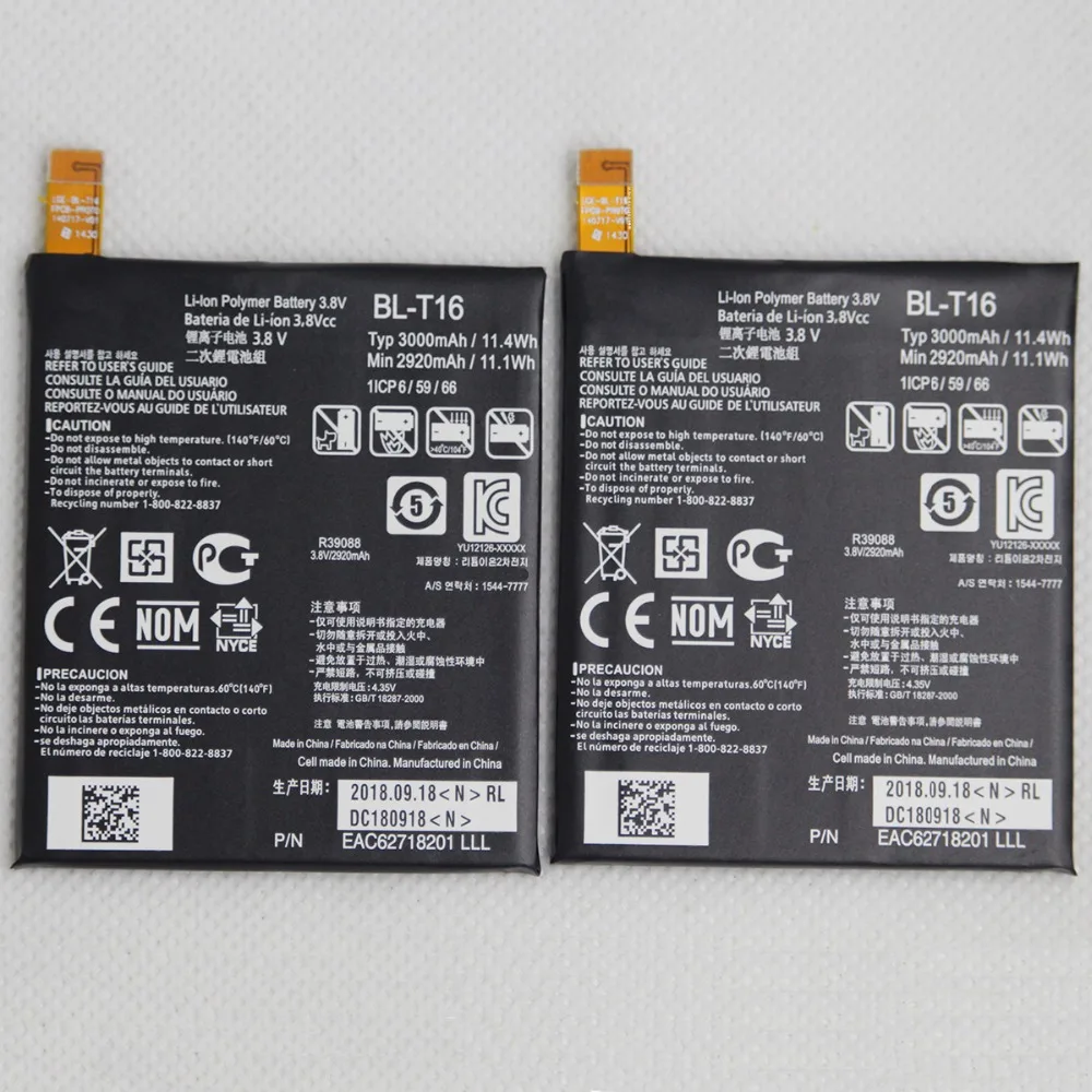 Для LG BL T16 аккумулятор для телефона G Flex 2 H950 H955 H959 LS996 US995 3000 мАч запасная батарея