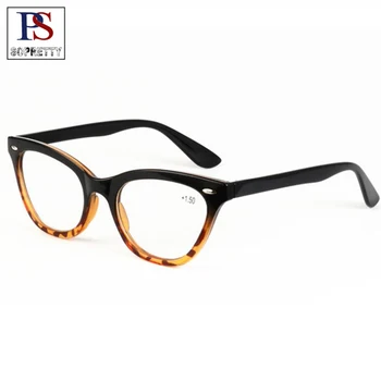 

Sexy Women Cat Eye Leopard Pink Reading Glasses ,Classic Female Farsighted Glass ,Presbyopia Eyeglasses +1.0--+3.5 (9452)