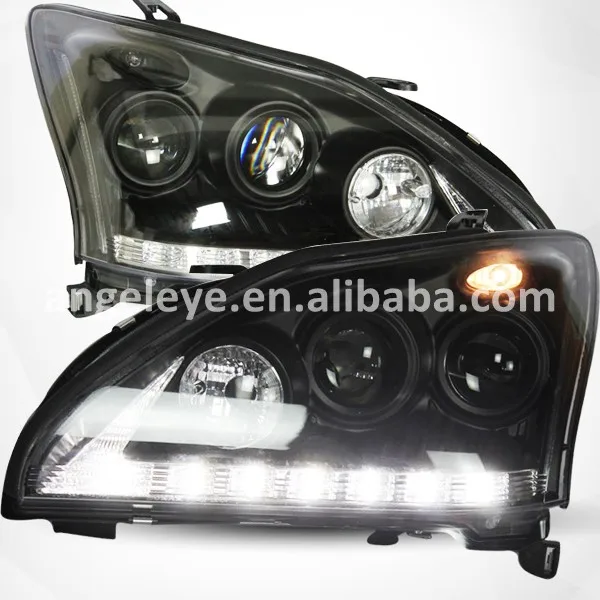 2004 2009 год Lexus RX330 RX350 светодиодный фары в черном корпусе|lexus rx330|led housinglight lexus rx330 |