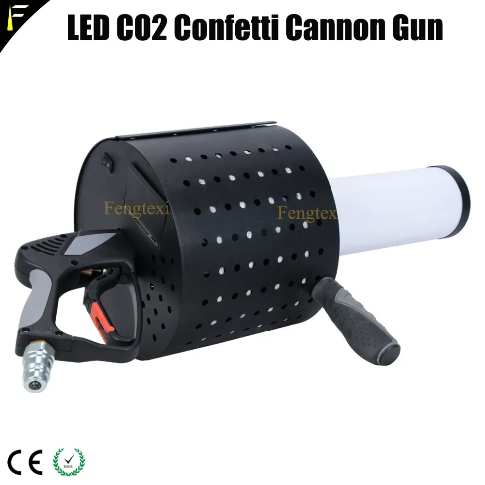 RGB Led СО2 струйная Колонка ручная пушка Сухой Ледяной конфетти Радужный пистолет