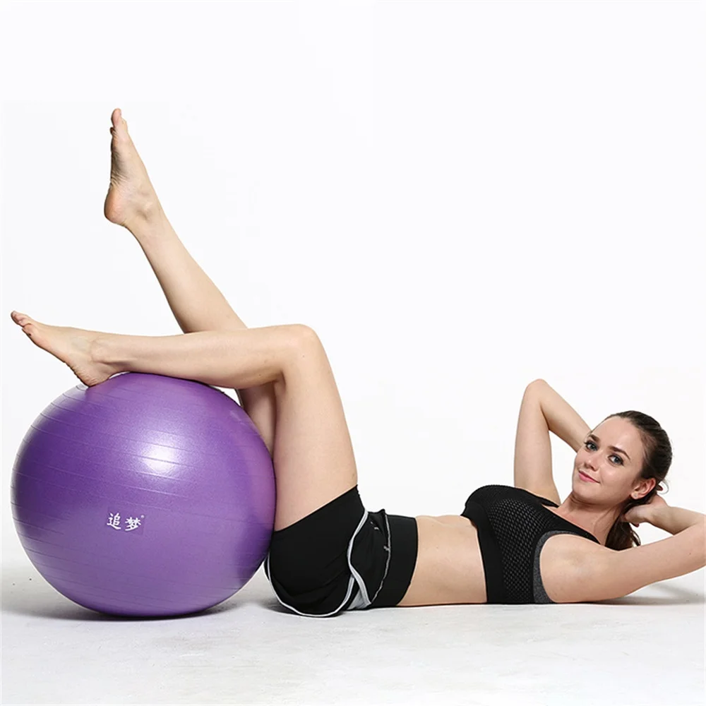 SPORTSHUB 75CM Yoga Fitness Ball Utility Yoga Balls Pilates Balance Sport Fit ball Proof Balls for Fitness Training EF0013