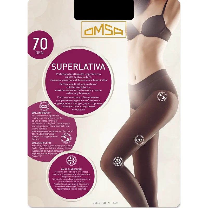 

Колготки женские Omsa SUPERLATIVA 70