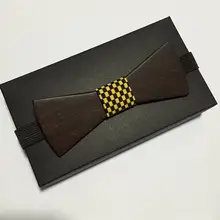 Новые модные галстуки-бабочки из полой древесины для мужчин свадебные костюмы деревянная бабочка-бабочка форма Bowknots Gravatas рубашка с фальшивым воротником