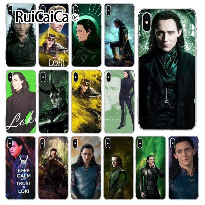 Ruicaica Marvel Loki красочные милые аксессуары для телефона чехол iPhone 5 5Sx 6 7 7plus 8 8Plus X XS MAX