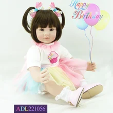 Мода винил силиконовые куклы для новорожденных и малышей сопровождать Спящая ручной работы реалистичные принцесса малышей Кукла Малыш Рождественский подарок на год