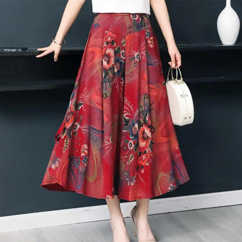 Женские шорты с эластичной талией Boho мягкие шифоновые высокой большие размеры