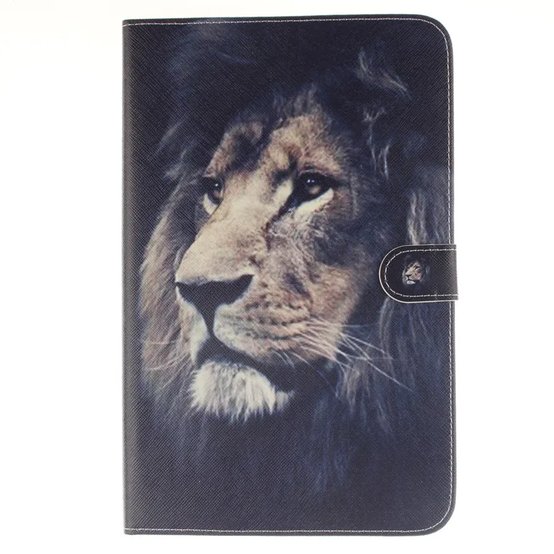 TopArmor планшеты чехол для Samsung Galaxy Tab E 9,6 T560 SM-T560 сексуальная девушка тигр, Лев, сова Обложка с рисунком с держатель для карт