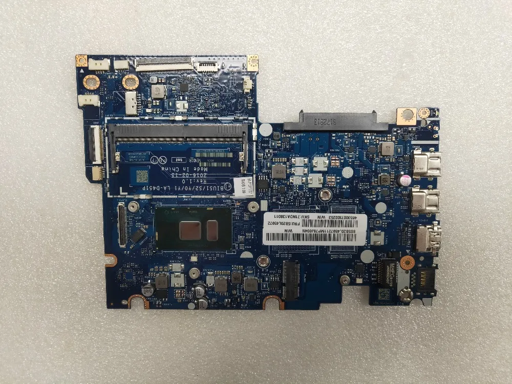 Материнская плата для BIUS1/S2/Y0/Y1 LA-D451P Flex4-1470 Yoga510-14ISK материнская портативного