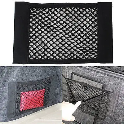 Car Auto Net Mesh Storage Bag Organizer BagBack Rear Trunk Seat Elastic String Pocket Cage