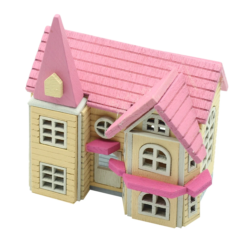 Dollhouse Miniature DIY House Kit Manual Creative Gift for Romantic Artwork Villa
