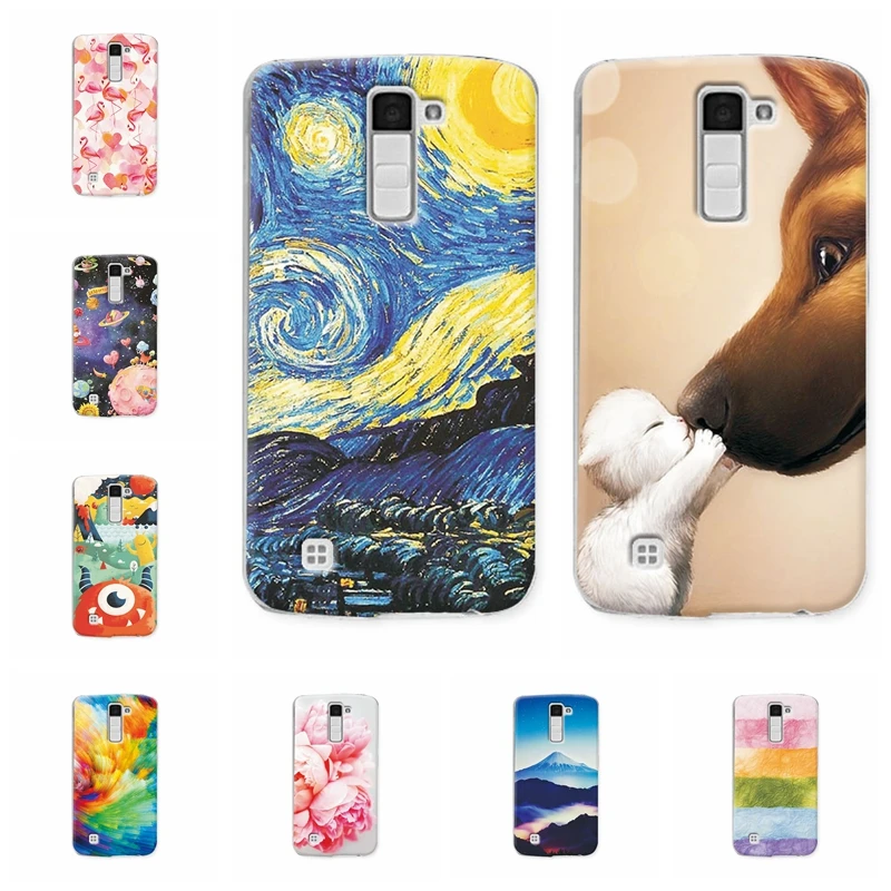 

Back Cover Soft Fundas For LG K10 Scenery Phone Case For LG K 10 M250N M250 Capa Soft TPU Silicone Cover Cases Shell Fashion