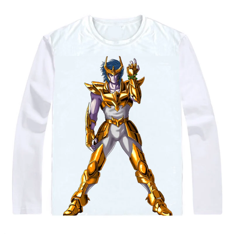Style 16 Футболка с длинными рукавами в стиле Св. Сейя пигаса, рыцари Зодиак Водолей Camus Косплей рубашка - Цвет: Style 16