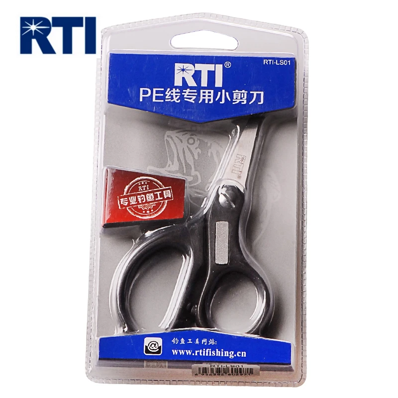 

RTI Fishing Scissors PE Fishing Line Cutter 304 Stainless Steel Antiskid Sawtooth Design Grinding Sheet Pesca Fishing Tool Peche