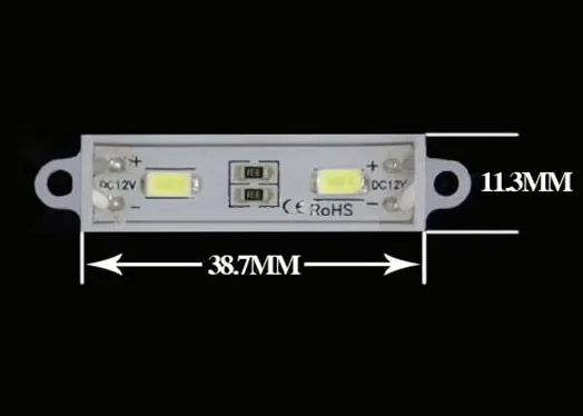 DC12V 5630/5730 2 светодиодный 3 светодиодный Светодиодный модуль маленький размер IP65 waterprood, светодиодный знак модули для фоновой подсветки, световой короб для рекламы 3609 2smd 3smd