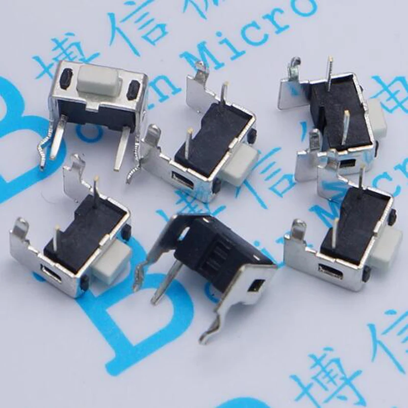 

100Pcs/Pack Micro 3 * 6 * 5 Side Press The Bracket Switch Side Press The Horizontal Feet With Iron Frame