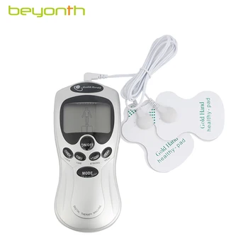 

BEYONTH 2 Ways Tens Massager Digital Therapy Machine Body Slimming Pulse Massageador Electronic Acupuncture Massage Electrode