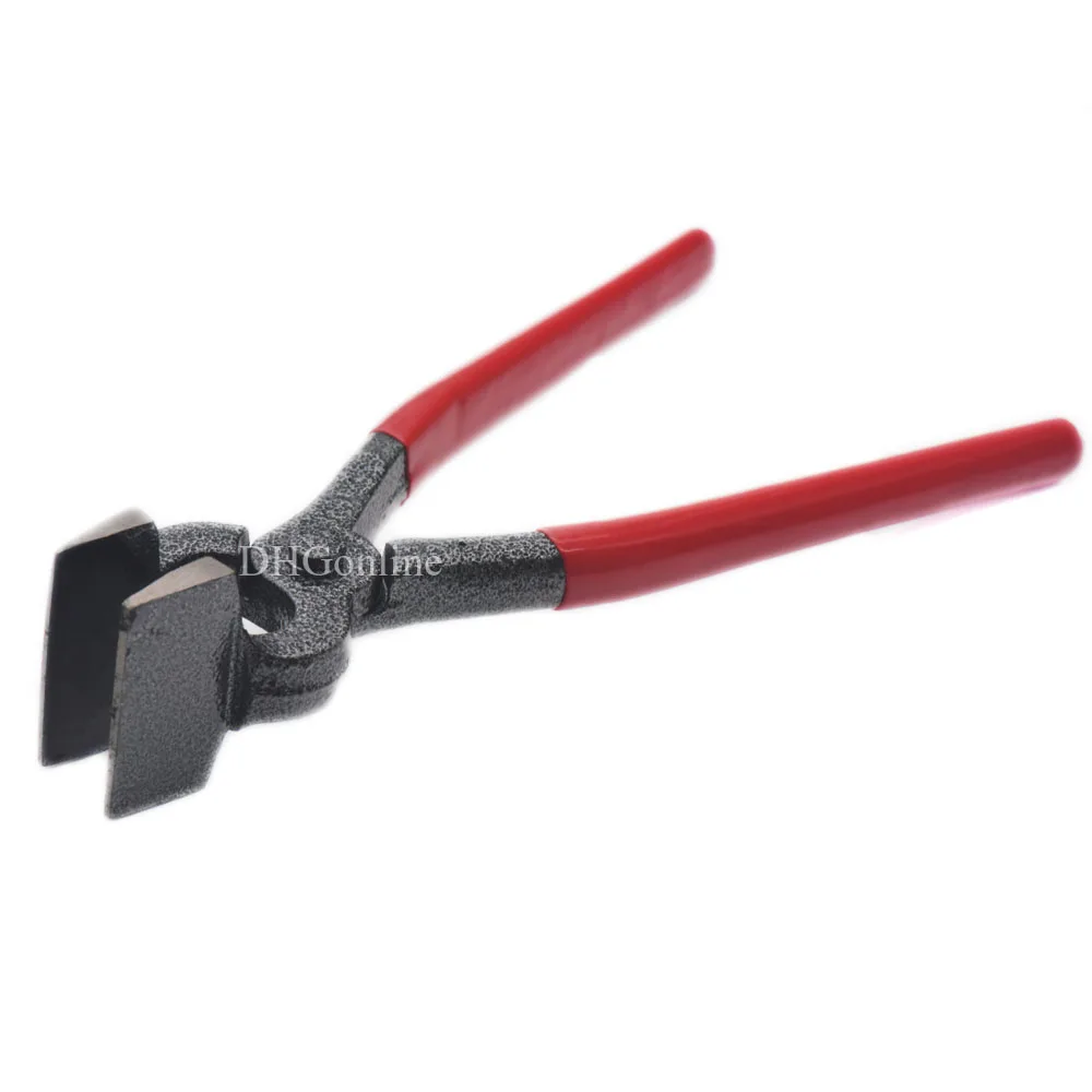 

1 Pc Metal Plat Nose Pliers 4.3cm Wide Mouth Hand Tool For Production Wallet Purse Press Clamp 21CM Length