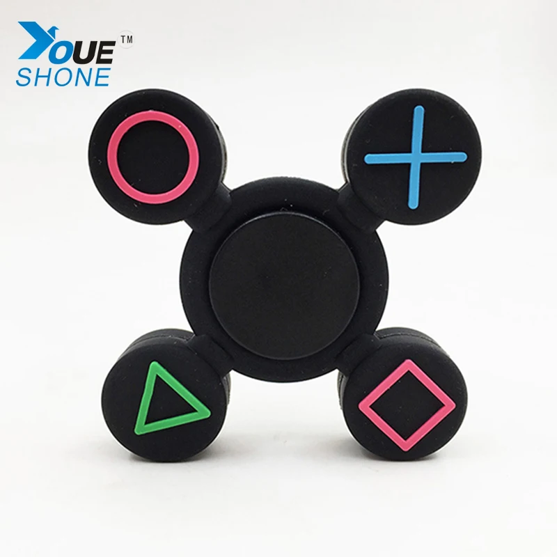 Mão Spinner Symbolen Sílica gel Anti Stress Fidget Speelgoed Vingertop Gyro Decompressie Fidget Spinner Fresco Geschen