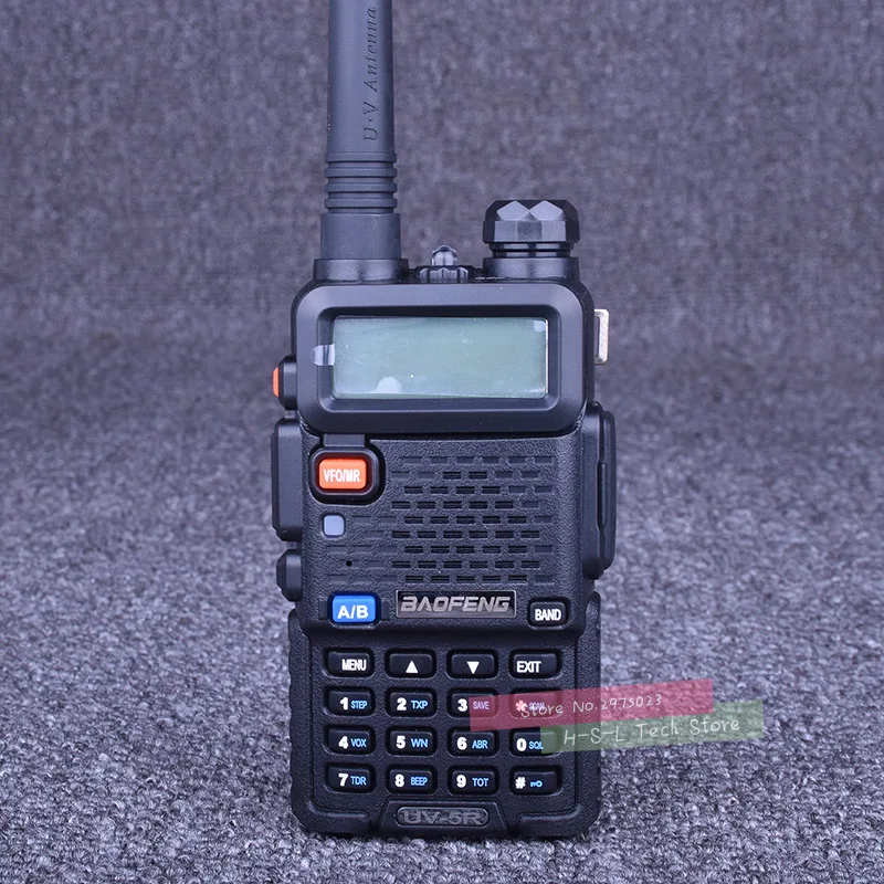 BaoFeng BF-UV5R рация VHF& UHF двухдиапазонный двойной дисплей 128CH ручной HF трансивер переговорный фонарик приемопередатчик