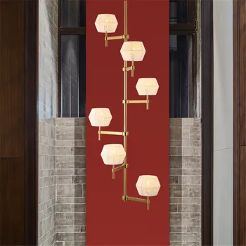 

Luxury Crystal Chandeliers Living Room Loft Decor Lighting Led Chandelier Dining Room Study Reading Modern Nordic Chandelier Art