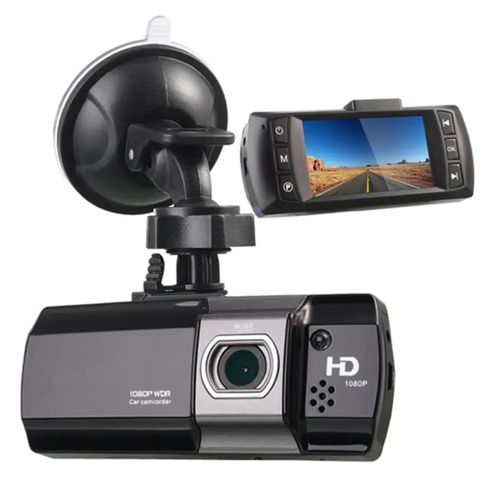 Автомобильная dvr камера DVR Full HD 1080p Dashcam видео регистратор рекордер HDR g-сенсор ночное видение видеорегистратор Автоматическая Автомобильная камера Прямая поставка - Название цвета: black