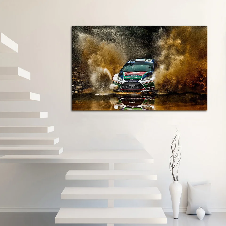 Rallying спортивный автомобиль внедорожная гонка украшение для гостиной домашний
