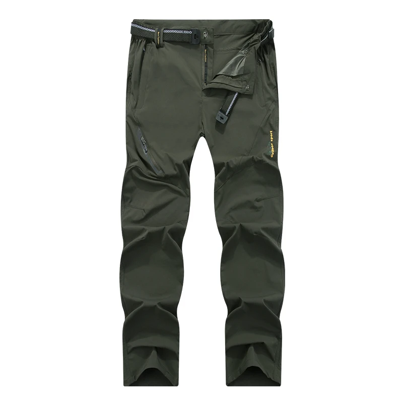 Men's Quick Dry Softshell Casual Pants Outdoor Elastic Camping Hiking Trekking Fishing Climbing Trousers Male Cargo Pants 8XL