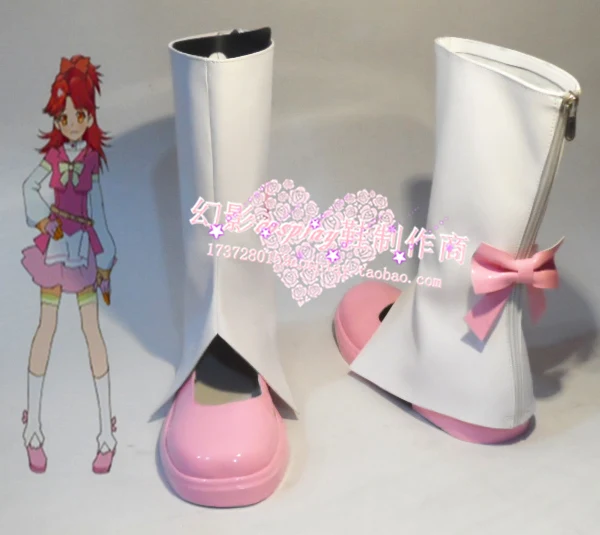 

AKB0048 Shinonome kanata Розовый Хэллоуин девушки косплей сапоги обувь H016