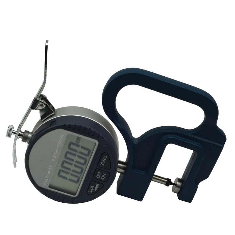 0 12.7mm 0.001mm Digital Micron Thickness Gauge meter test with point