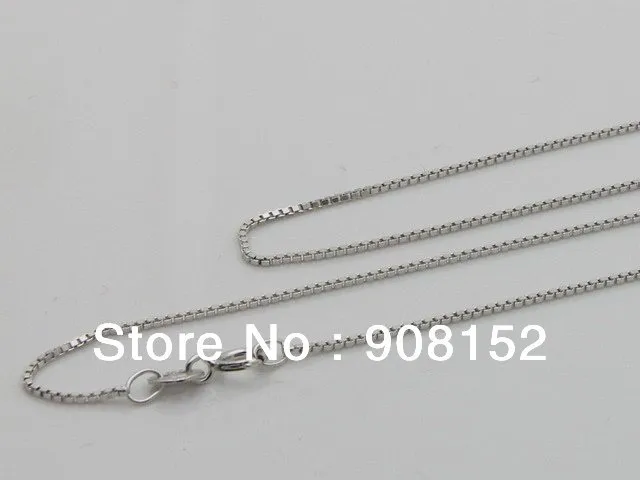 Italy 925 Silver Box Chain