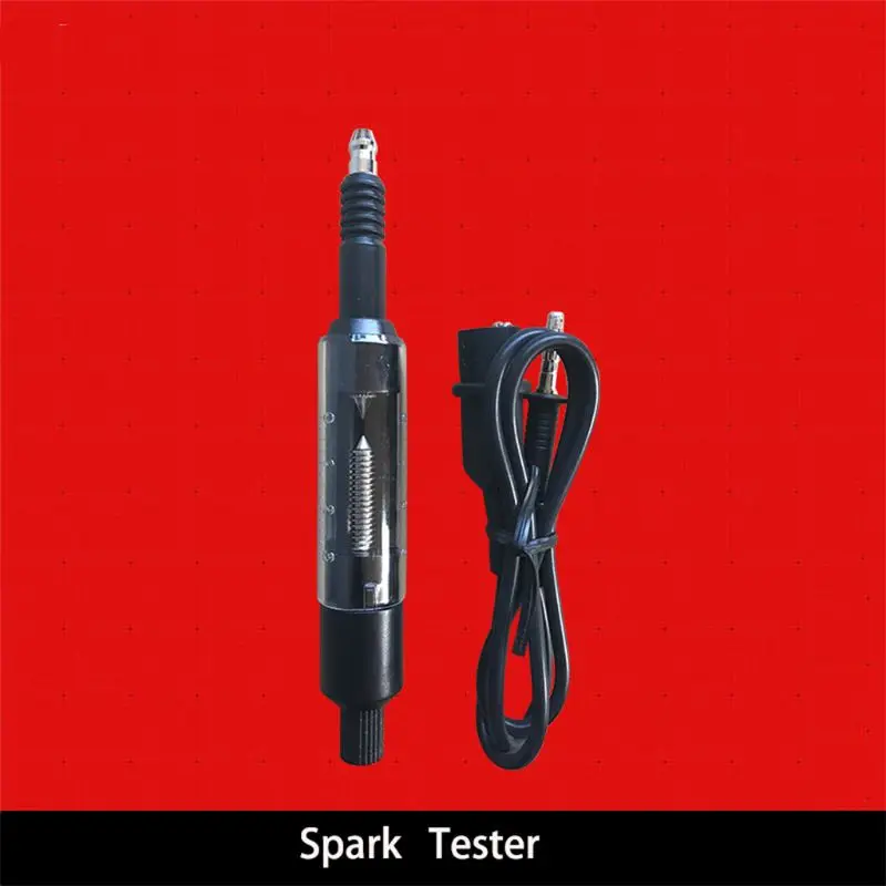 Car Spark Plug Jump Tester Double Hole Detector Ignition Size Good Test Bench Automotive High Voltage Line Package