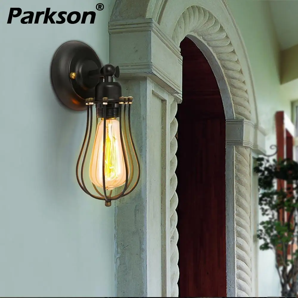 

wall lamp Loft American vintage indoor light bedside lamps industrial sconce bedroom Wall lights for home lighting 110V/220V E27