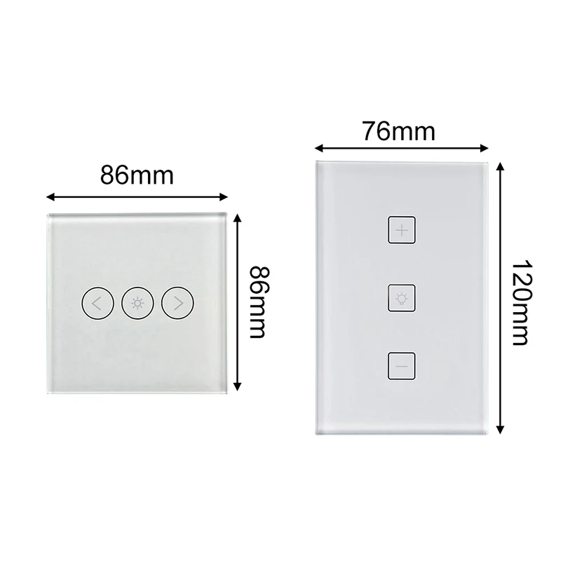 Wi-Fi, светодиодный диммер переключатель 220V 110V затемнения Панель переключатель подключен домашний голос Управление диммер для Светодиодный ламп