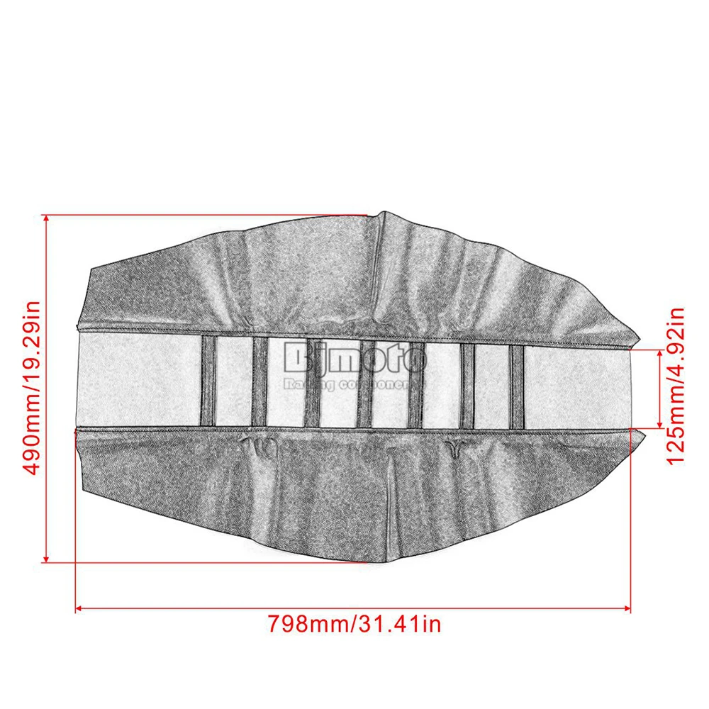 Винтаж мотокросса двойные Прошитые резиновые захват мягкие сиденья для Honda CRF50 XR50 CR85 CR125R CR250R CRF450R CR500R CRF150R