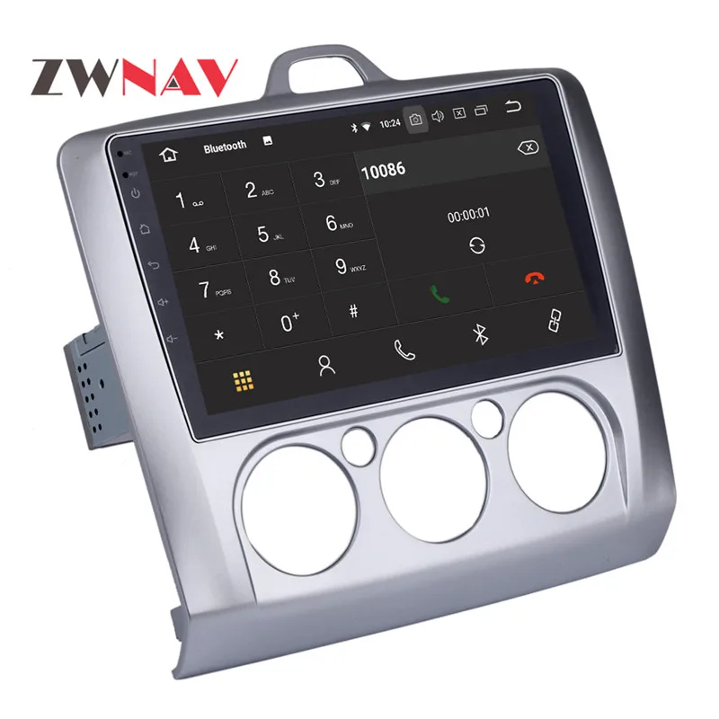 Cheap 2 din Android 8.0 car dvd radio video player 4G+32G 9 inch for Ford Focus 2004 - 2011 wifi BT navigation Quad Core map 2G FM RDS 12