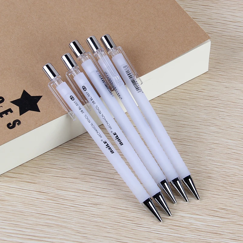 free ship 48pcs/box 0.7mm clear auto pencil with eraser mechanical pencils  automatic pencils school stationery propelling pencil - AliExpress