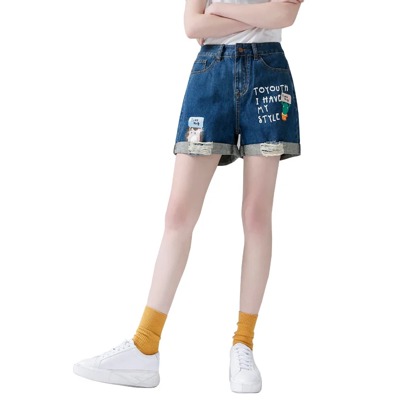 Женские брюки с дырками и принтом букв однотонные|pants lace|pant suitpant waterproof |