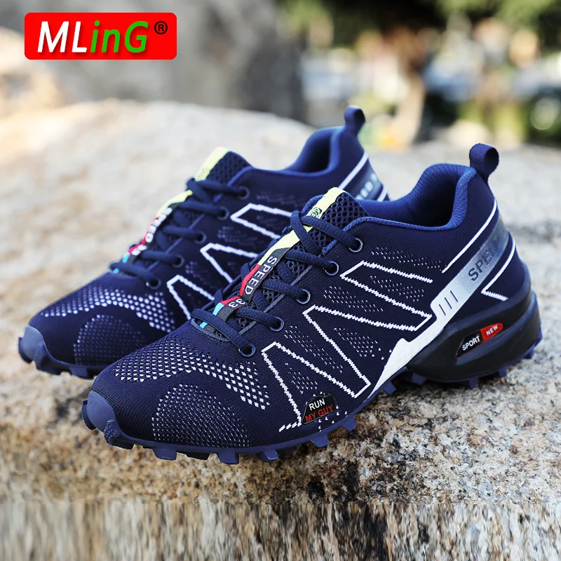 

New Four Seasons Shoes for Man Adults Outdoor Athletics Male Sneakers Breathable Trekking Mountain Sports Climbing Shoes