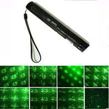 Сжигание лазеров 8 в 1 зеленая лазерная указка 532нм 5 мВт 303 лазерная ручка регулируемый фокус Mighty Stars Head lazer мощный свет