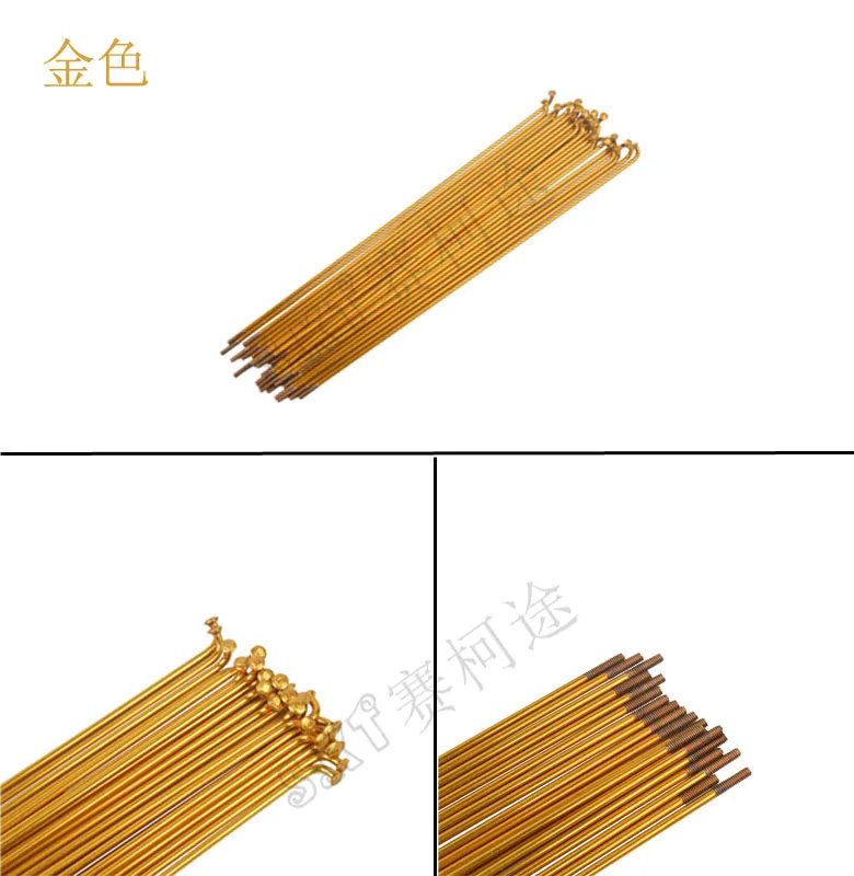 Bicycle spokes 6pcs 186 188 259 235 261 292 294mm 45# Stainless Steel MTB Bike Spokes Road Bicycles Wheel Wheelset Rim Parts