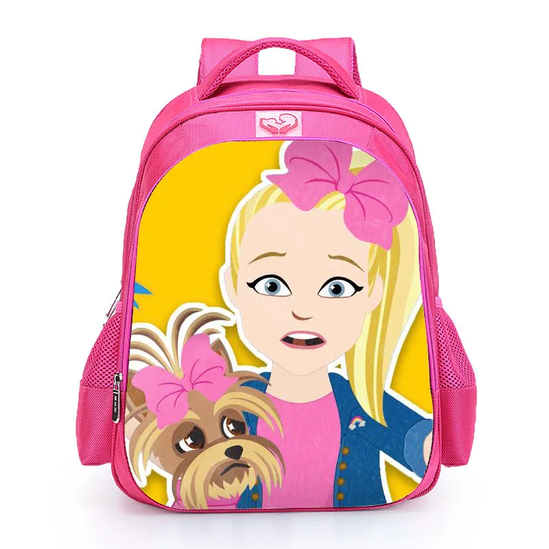 LUOBIWANG Jojo Siwa детские школьные рюкзаки для девочек От 3 до 6 лет, Детская футболка с изображением персонажей видеоигр школьные сумки Водонепроницаемый рюкзак plecak