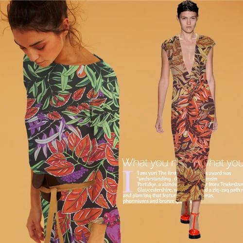 

Silk Stretch Satin Fabric Brand Fashion Design for Dress Spring Summer Comfortable Wear Cloth by the Meter Diy Sewing Material