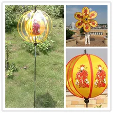 Ветряная ветряная мельница yinfenglun mammographhies круглый шар ветер поворот игрушечная бутафория украшения